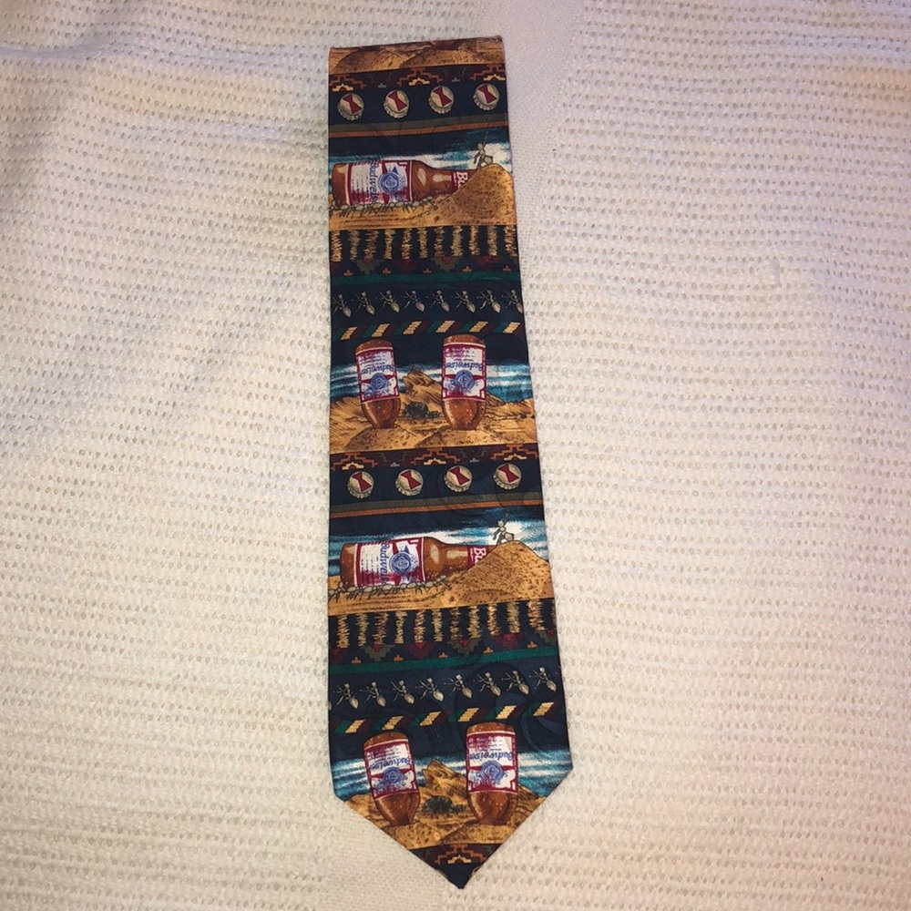 Vintage Budweiser neck tie